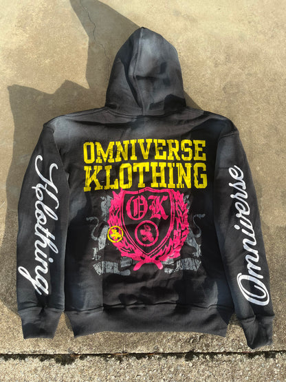 OMNI-K BLACK SPORTS CREST ZIPUP